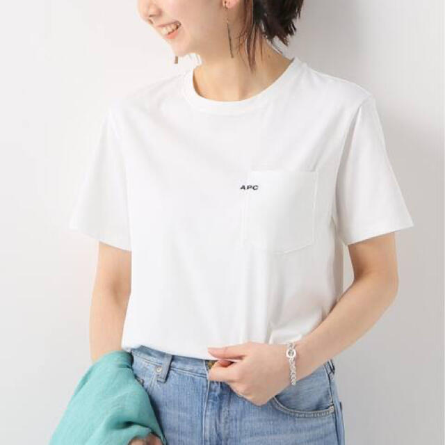 A.P.C(アーペーセー)の【A.P.C./ アーペーセー】POCKET emb-Tシャツ レディースのトップス(Tシャツ(半袖/袖なし))の商品写真