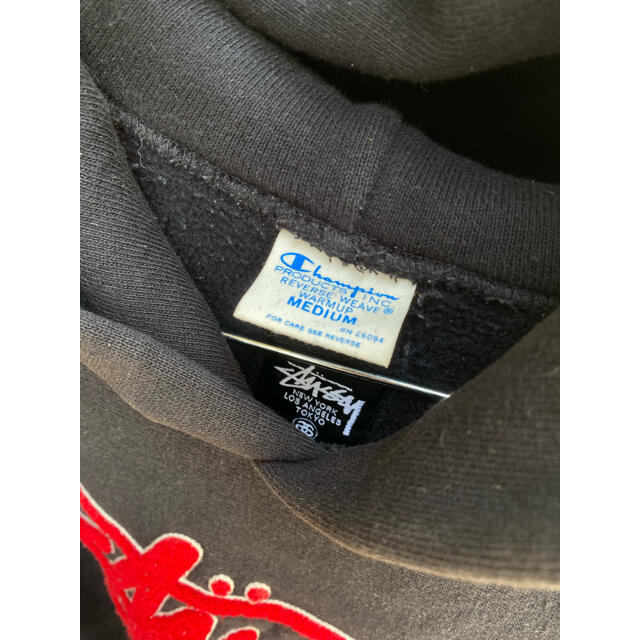 STUSSY(ステューシー)の【USED】stussy × champion パーカー メンズのトップス(パーカー)の商品写真