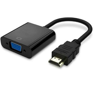 変換 アダプタ HDMI VGA 変換 ケーブルD-SUB 15ピンHDMI(映像用ケーブル)