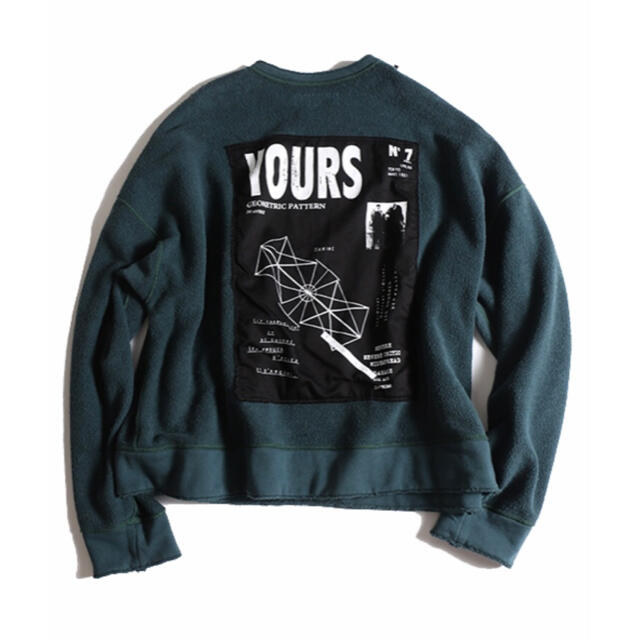 JieDa REVERSIBLE SWEAT SHIRT GREEN 2