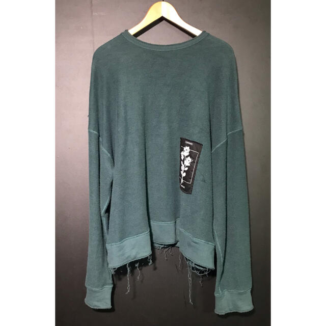 Jieda(ジエダ)のJieDa REVERSIBLE SWEAT SHIRT GREEN 2 メンズのトップス(スウェット)の商品写真