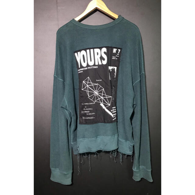 Jieda(ジエダ)のJieDa REVERSIBLE SWEAT SHIRT GREEN 2 メンズのトップス(スウェット)の商品写真