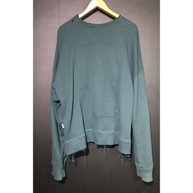 Jieda(ジエダ)のJieDa REVERSIBLE SWEAT SHIRT GREEN 2 メンズのトップス(スウェット)の商品写真