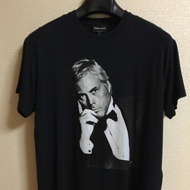 Armani(アルマーニ)のキムタク着 ジョルジオ アルマーニ ポートレートフォト Tシャツ メンズのトップス(Tシャツ/カットソー(半袖/袖なし))の商品写真