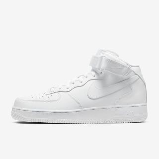 ナイキ(NIKE)のNIKE AIR FORCE 1 MID GS WHITE 23.5cm(スニーカー)