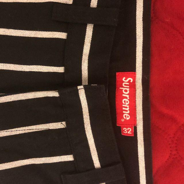 Supreme(シュプリーム)の[32] Supreme Work Pant Stripe Black メンズのパンツ(ワークパンツ/カーゴパンツ)の商品写真