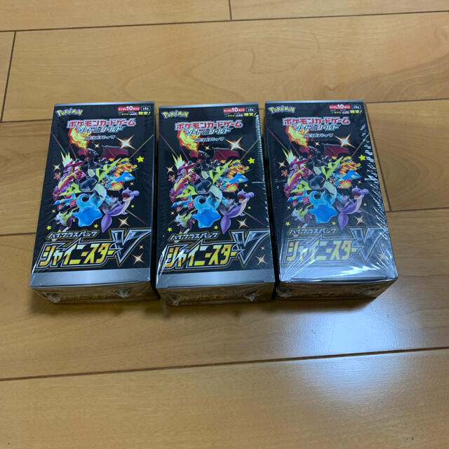 エンタメ/ホビーポケモンカード　シャイニースターV BOX　3個