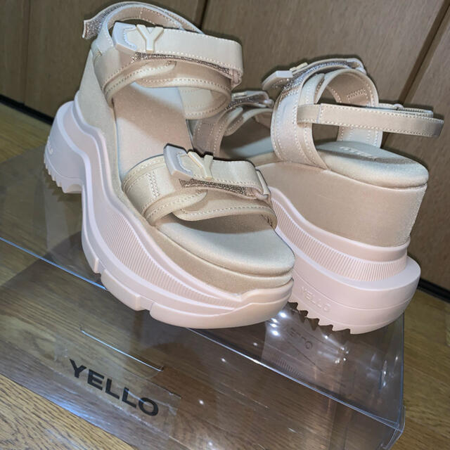 YELLO NAKED DOUBLE SNEAKER SANDALS