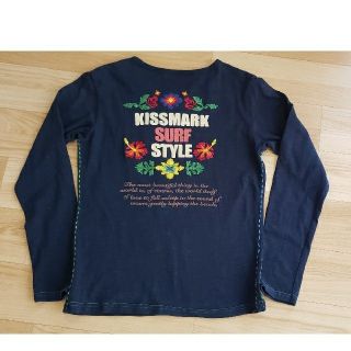 キスマーク(kissmark)のKISS MARK  長袖Ｔシャツ　レディースM(Tシャツ(長袖/七分))