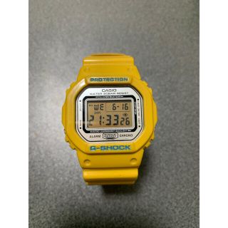 ジーショック(G-SHOCK)の【希少】 CASIO G-SHOCK DW-5600 スピードタイプイエロー(腕時計(デジタル))