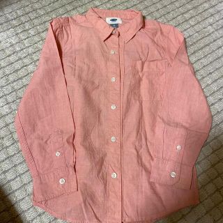 オールドネイビー(Old Navy)の長袖シャツ　120 サーモンピンク(Tシャツ/カットソー)