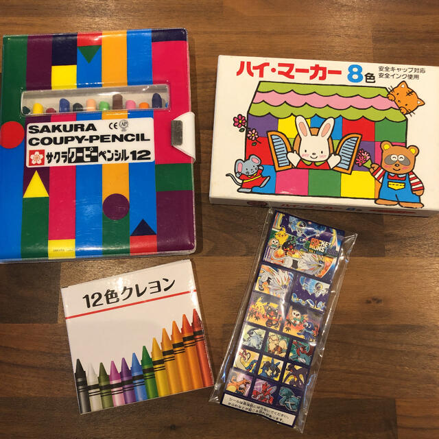 ポケモン シール クーピー マーカー クレヨン キャップ 鉛筆削り エンタメ/ホビーのおもちゃ/ぬいぐるみ(キャラクターグッズ)の商品写真