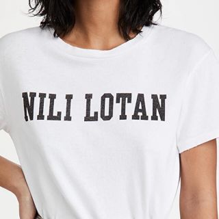 アパルトモンドゥーズィエムクラス(L'Appartement DEUXIEME CLASSE)のNili Lotan ニリロタン　ロゴTシャツ　S 新品(Tシャツ(半袖/袖なし))