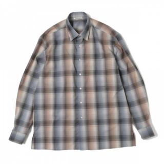 コモリ(COMOLI)のAURALEE SUPER LIGHT WOOL CHECK SHIRTS(シャツ)