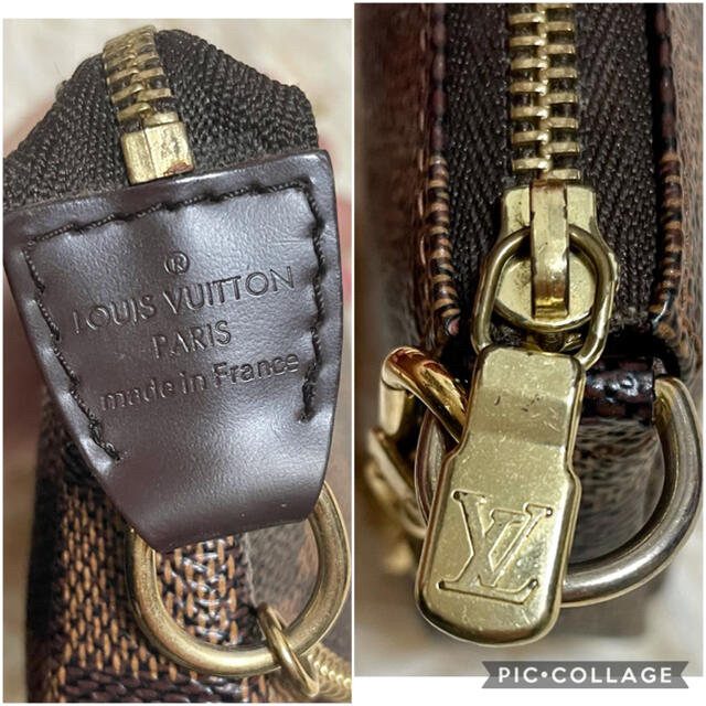 LOUIS VUITTON(ルイヴィトン)の【正規品】ルイヴィトン　ダミエ　ミニポシェットアクセソワール　ポーチ レディースのファッション小物(ポーチ)の商品写真