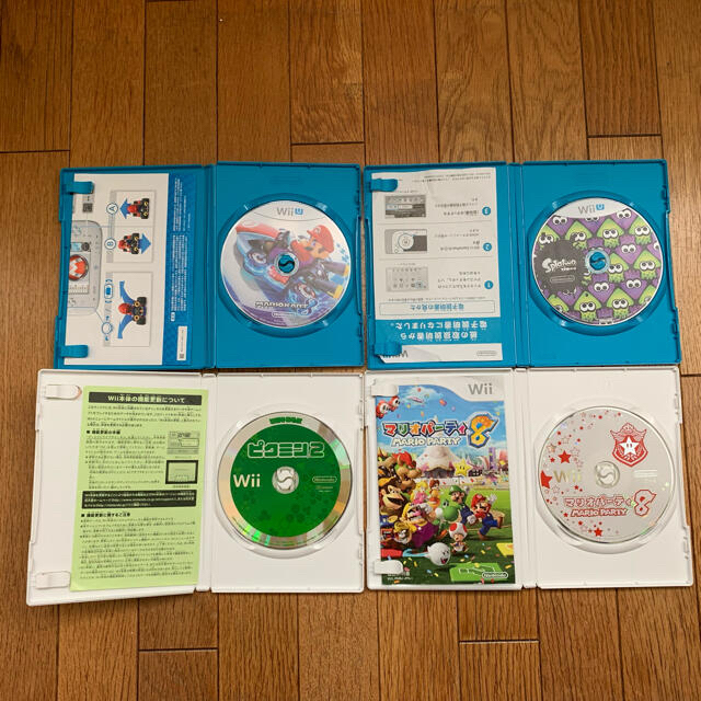 Wii U(ウィーユー)のWiiU 本体 ソフト セット エンタメ/ホビーのゲームソフト/ゲーム機本体(家庭用ゲーム機本体)の商品写真