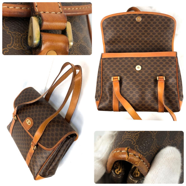 美品 CELINE セリーヌ ハンドバッグ オールドセリーヌ マカダム柄 美品 CELINE セリーヌ ハンドバッグ オールドセリーヌ マカダム柄