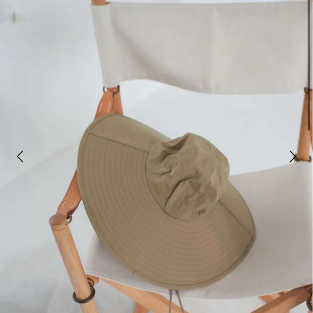 auralee Chambray Long Brim Hat Made