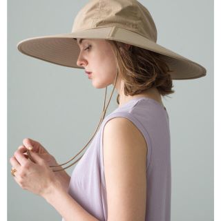 ロンハーマン(Ron Herman)のauralee Chambray Long Brim Hat Made (ハット)