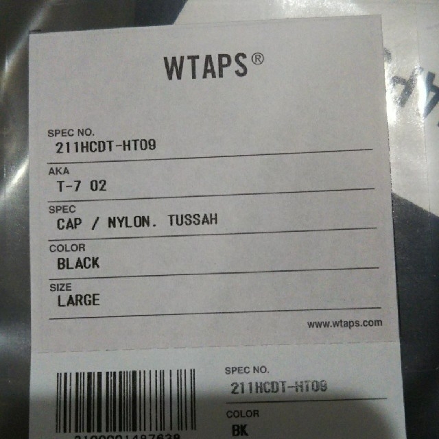 WTAPS T-7 02/ CAP   BLACK  Lサイズ 3