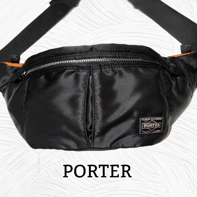 定番PORTER ポーター タンカーボディバッグS ナイロン ブラック 日本製