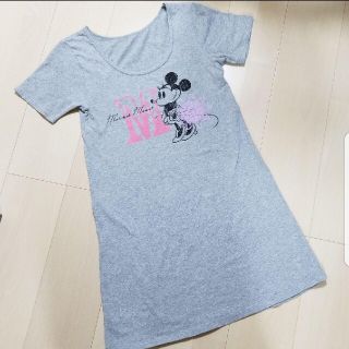 ディズニー(Disney)のディズニー　マタニティ用　チュニック丈Tシャツ(マタニティトップス)