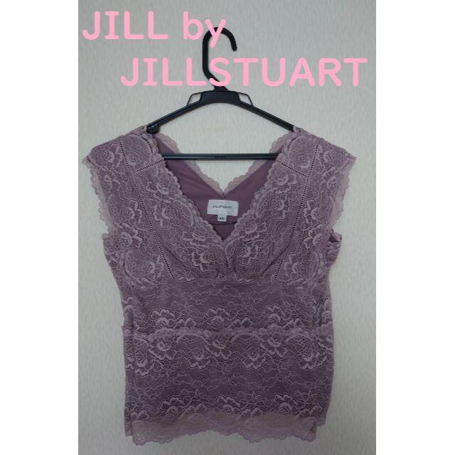 JILL by JILLSTUART(ジルバイジルスチュアート)のJILL by JILLSTUART/レイシーVインナー　ラベンダー レディースのトップス(タンクトップ)の商品写真