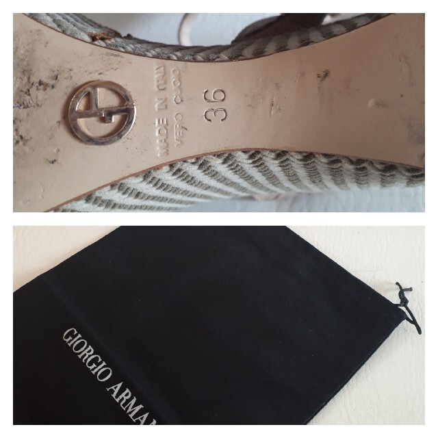 Giorgio Armani(ジョルジオアルマーニ)のアルマーニ　厚底サンダル レディースの靴/シューズ(サンダル)の商品写真