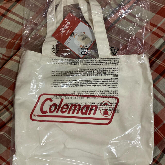 Coleman(コールマン)のコールマン トートバッグ レッド 新品未使用 スポーツ/アウトドアのアウトドア(その他)の商品写真