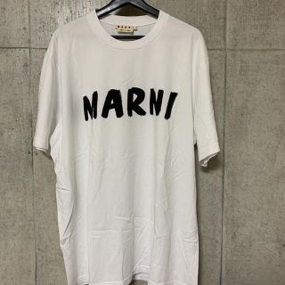 マルニ(Marni)の【MARNI】2020SS ハンドペイントロゴTシャツ(Tシャツ/カットソー(半袖/袖なし))