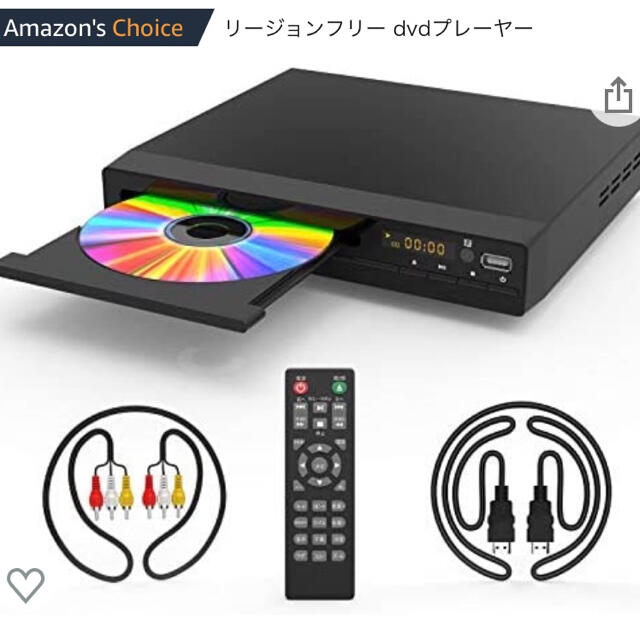 Jinhoo DVDプレーヤー 再生専用 スマホ/家電/カメラのテレビ/映像機器(DVDプレーヤー)の商品写真
