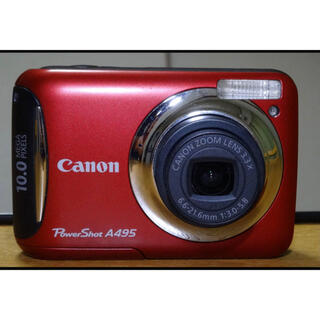 動作確認済み！　Canon PowerShot A495　単三電池式(コンパクトデジタルカメラ)