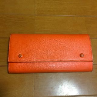 セリーヌ(CELINE)の美品 セリーヌ 財布 長財布 フラップ(長財布)