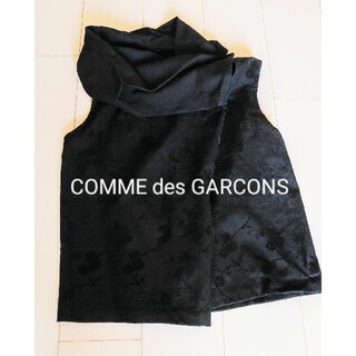 コムデギャルソン(COMME des GARCONS)のコムデギャルソン　プルオーバー　黒(カットソー(半袖/袖なし))