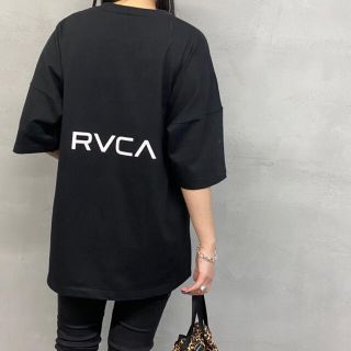 ルーカ(RVCA)の新品 RVCA レディース S バックプリント ビッグルーカ Tシャツ  (Tシャツ(半袖/袖なし))