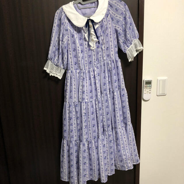 axes femme - 最終値下げ【美品】プチローズ柄ワンピースの通販 by