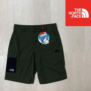 ザノースフェイス(THE NORTH FACE)のノースフェイス　ハーフパンツ　ダークグリーン　　メンズM(ショートパンツ)