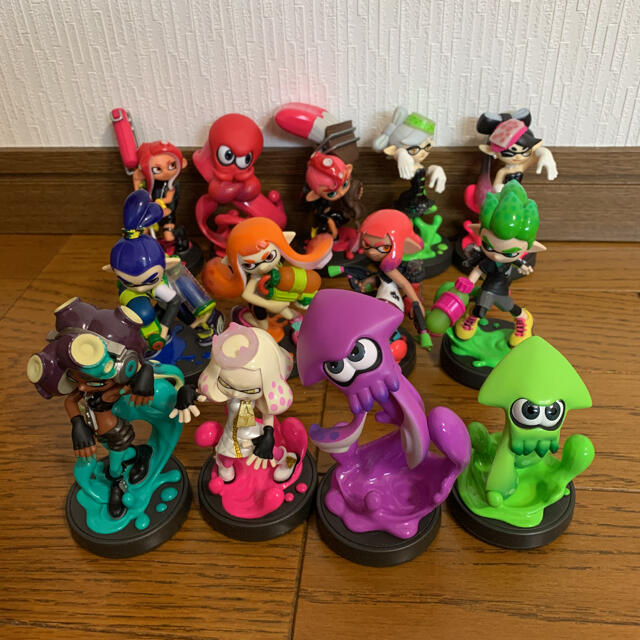 pg様専用　スプラトゥーン amiibo  アミーボ　13種セット エンタメ/ホビーのフィギュア(ゲームキャラクター)の商品写真