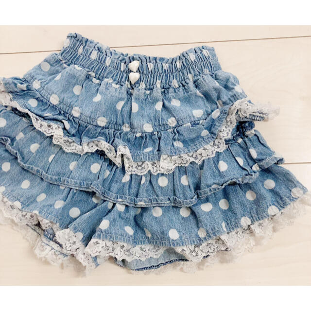 100センチ スカート 2枚 キッズ/ベビー/マタニティのキッズ服女の子用(90cm~)(スカート)の商品写真