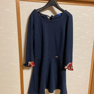 バーバリーブルーレーベル(BURBERRY BLUE LABEL)のブルーレーベルクレストブリッジ　３８ワンピース(ミニワンピース)