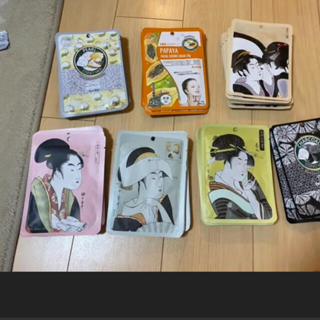 美友　顔パックセット　50枚 コスメ/美容のスキンケア/基礎化粧品(パック/フェイスマスク)の商品写真