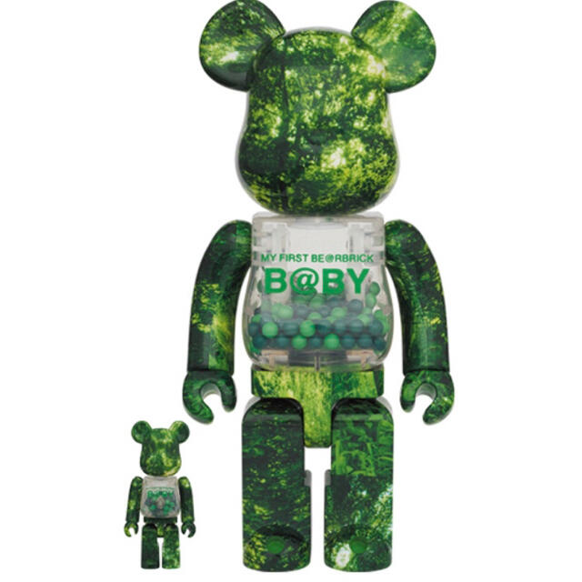 フィギュアMY FIRST BE@RBRICK B@BY FOREST GREEN