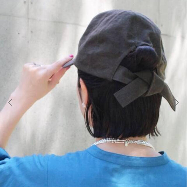 IENA(イエナ)のshinonagumo シノナグモ　IENA キャップ　帽子　ネイビー レディースの帽子(キャップ)の商品写真