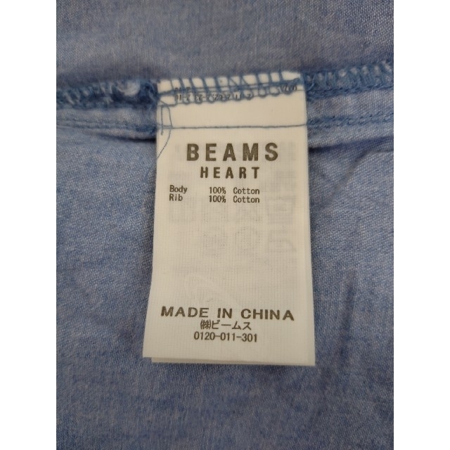 BEAMS(ビームス)のBEAMS ビームス シャツ インディゴ メンズ 服 Mサイズ 半袖 青 ブルー メンズのトップス(Tシャツ/カットソー(半袖/袖なし))の商品写真