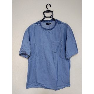 ビームス(BEAMS)のBEAMS ビームス シャツ インディゴ メンズ 服 Mサイズ 半袖 青 ブルー(Tシャツ/カットソー(半袖/袖なし))