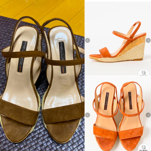 PELLICO(ペリーコ)のPELLICO SUNNY / LILAC スエードサンダル ブラウン / 35 レディースの靴/シューズ(サンダル)の商品写真