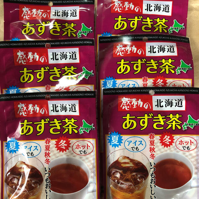 小豆茶 感動の北海道 6袋セット ノンカフェイン 最安値❗️ 食品/飲料/酒の飲料(茶)の商品写真