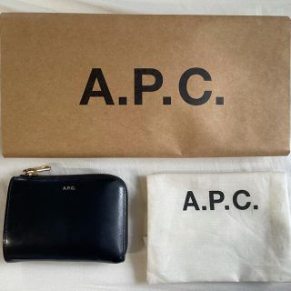 アーペーセー(A.P.C)の【美品】A.P.C アーペーセー  財布 ブラック　黒　(財布)