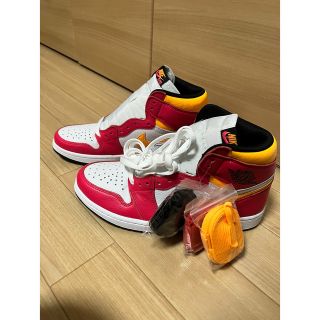 ナイキ(NIKE)のNIKE AIR JORDAN 1 OG "LIGHT FUSION RED" (スニーカー)