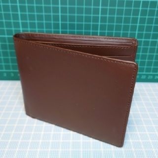 ムジルシリョウヒン(MUJI (無印良品))の【新品】牛革・二つ折り財布(ブラウン)(折り財布)